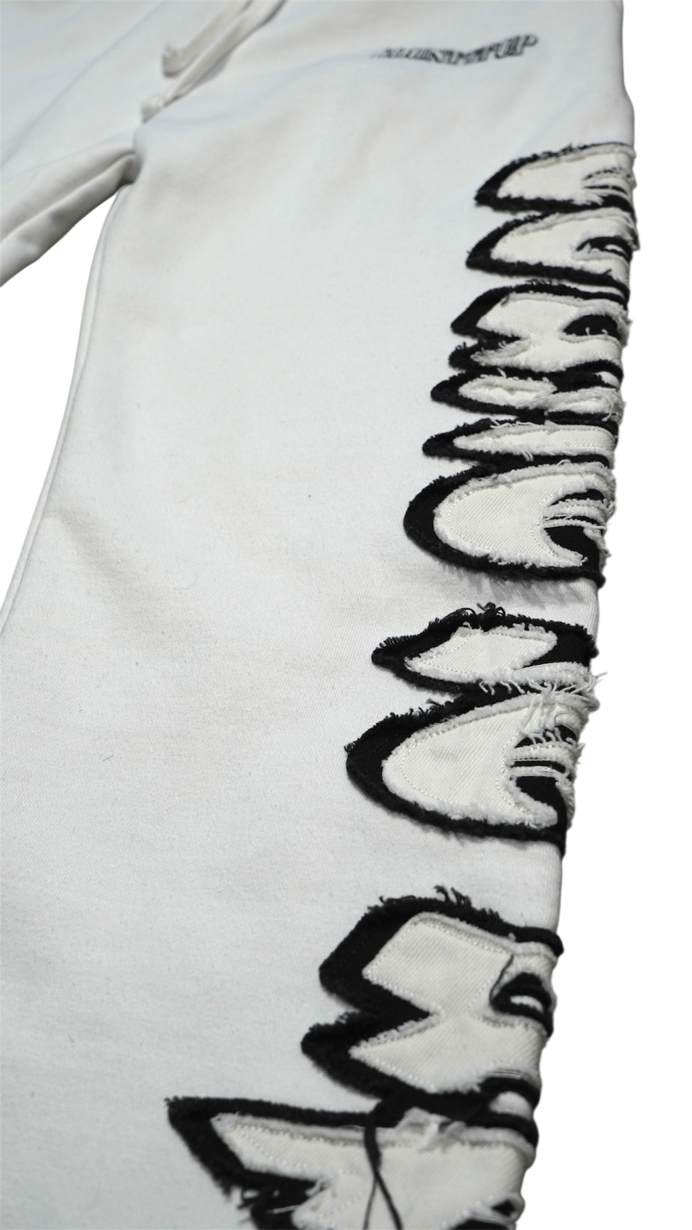 White Winter Joggers
