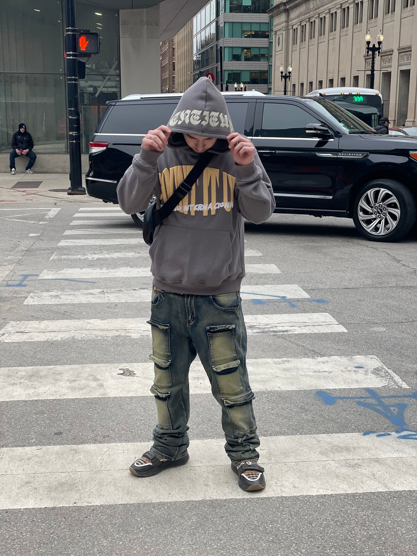 Grey Count It Up Hoodie