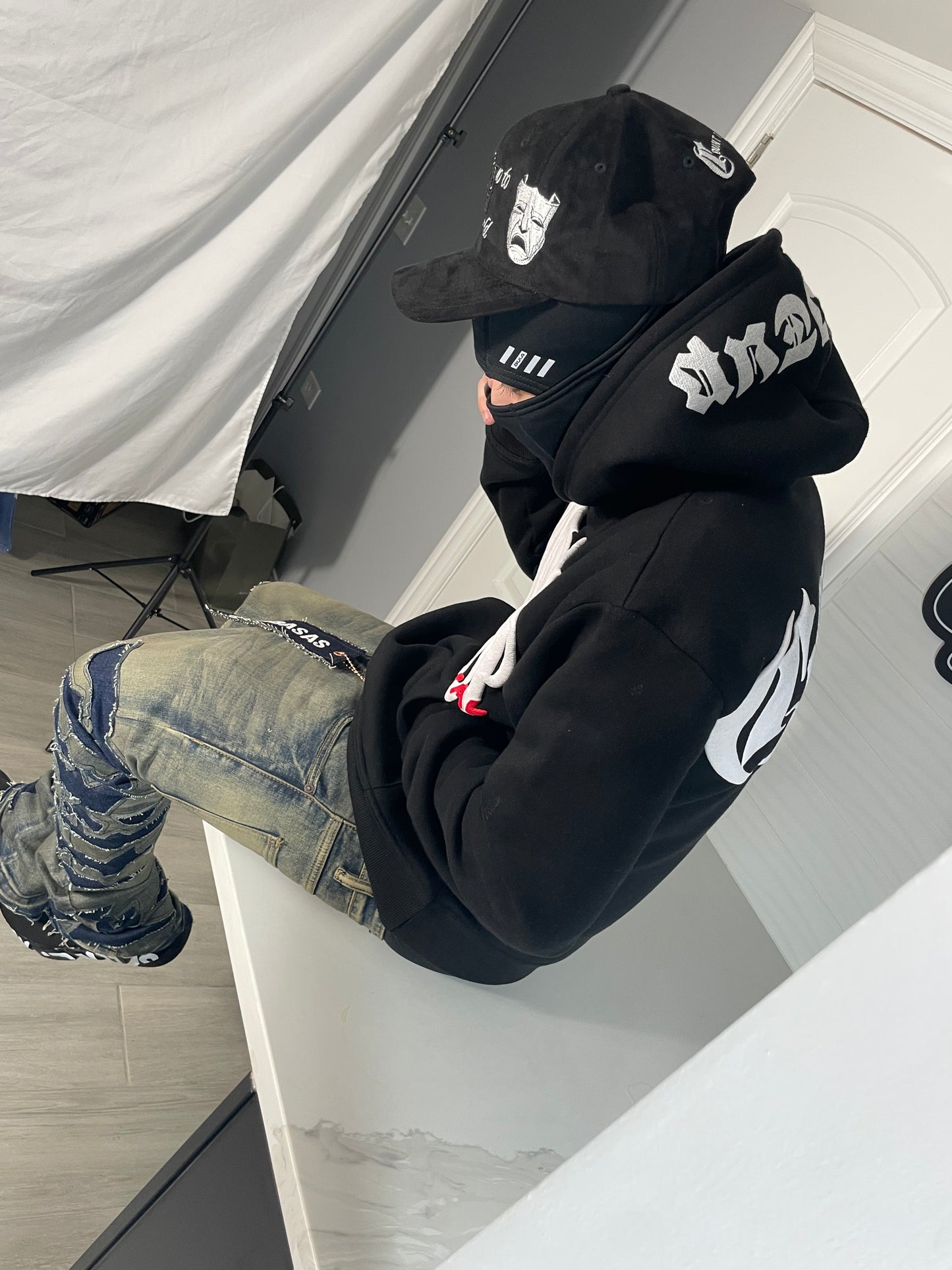 Black Count It Up Hoodie