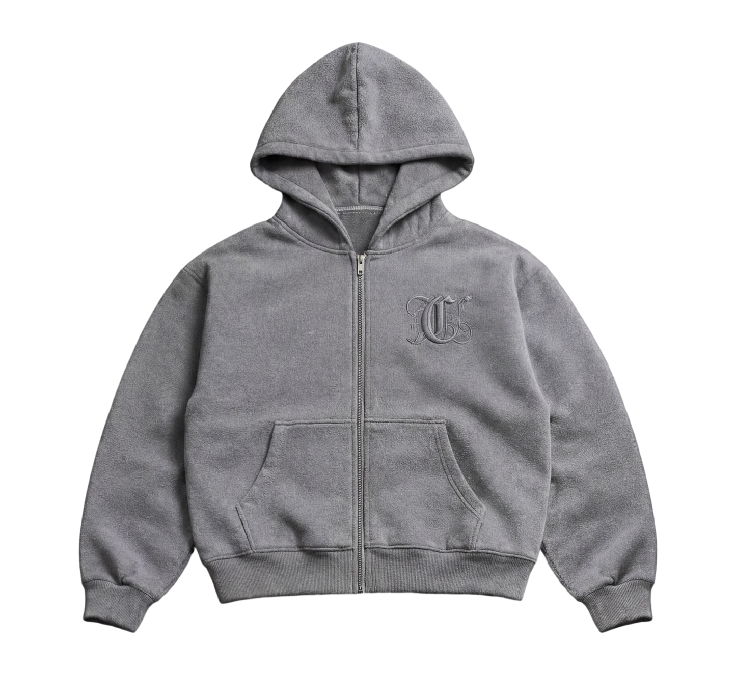 Grey Count It Up Simple Sweater