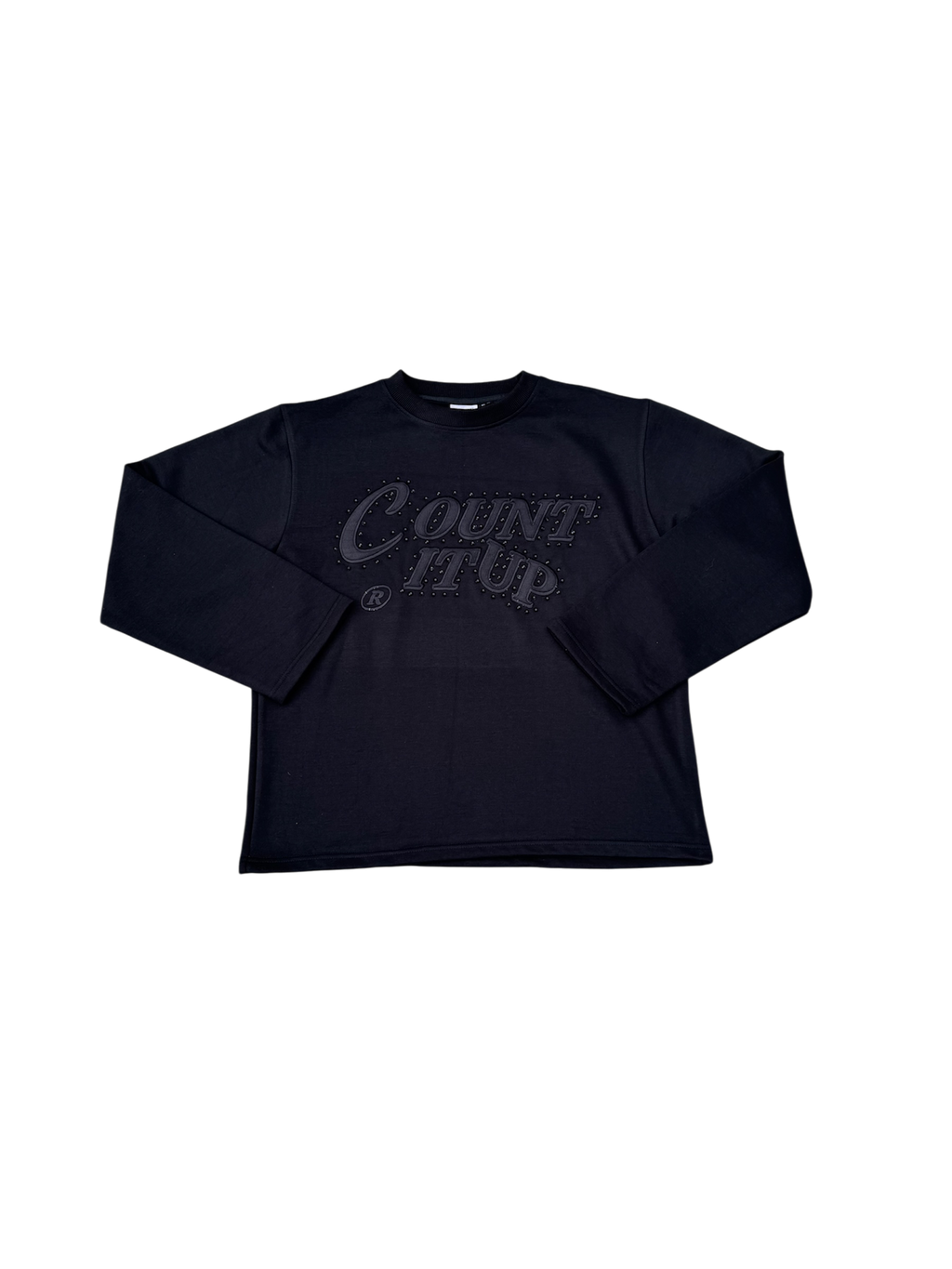 Rhine Stone Crew Neck
