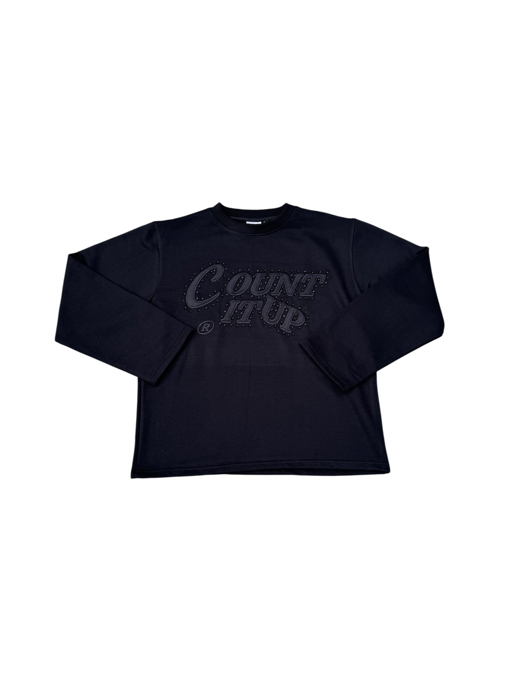 Rhine Stone Crew Neck