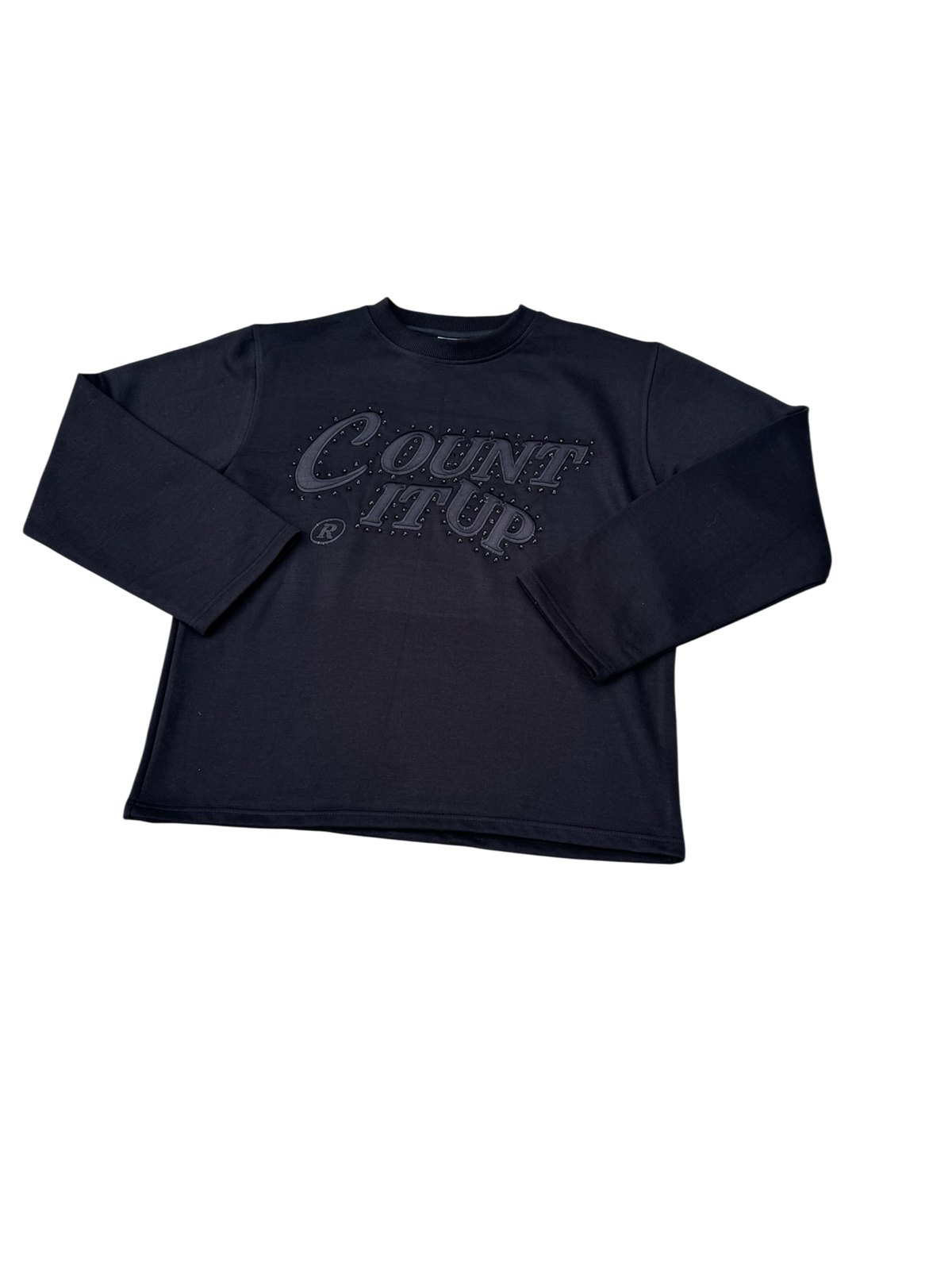 Rhine Stone Crew Neck