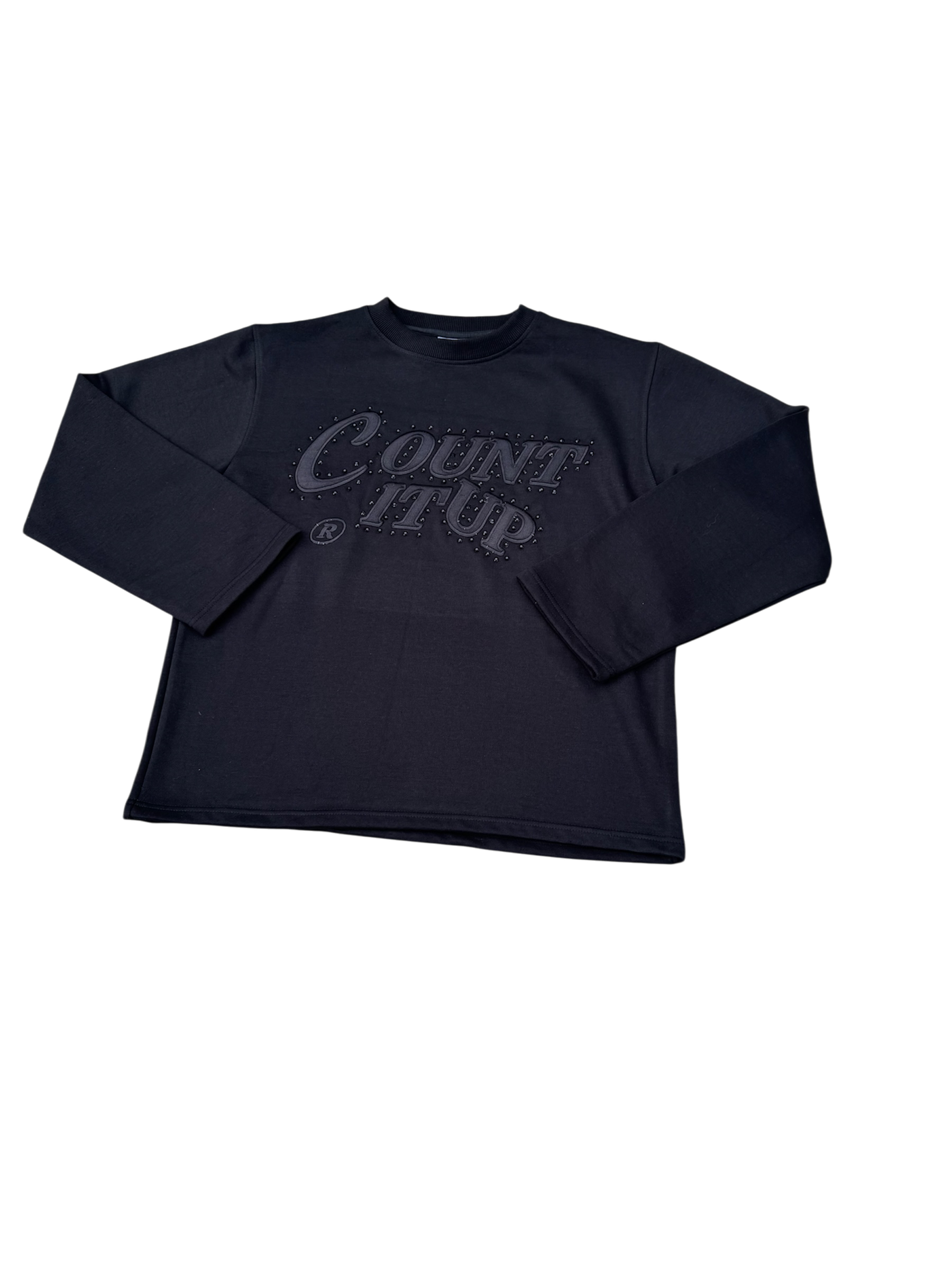 Rhine Stone Crew Neck