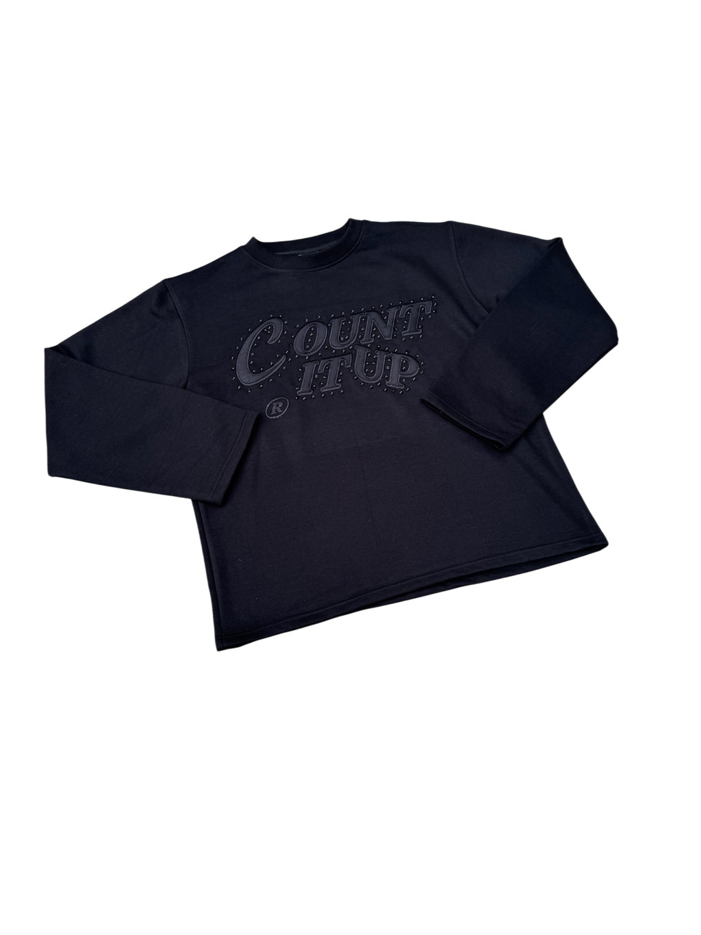 Rhine Stone Crew Neck