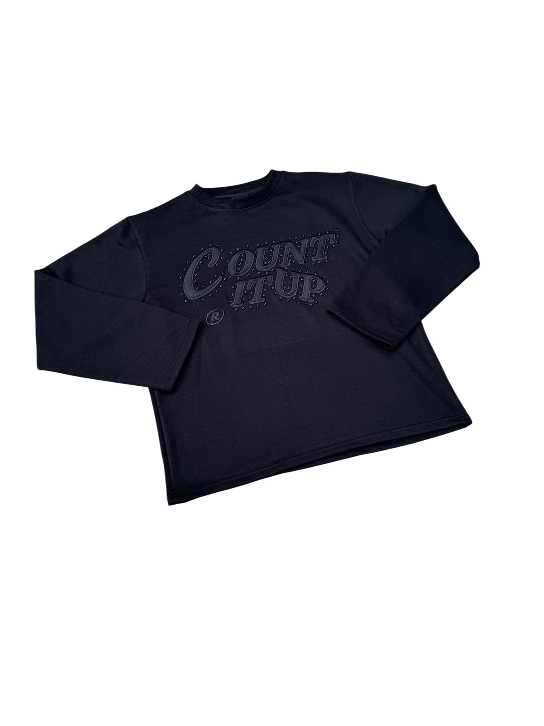 Rhine Stone Crew Neck