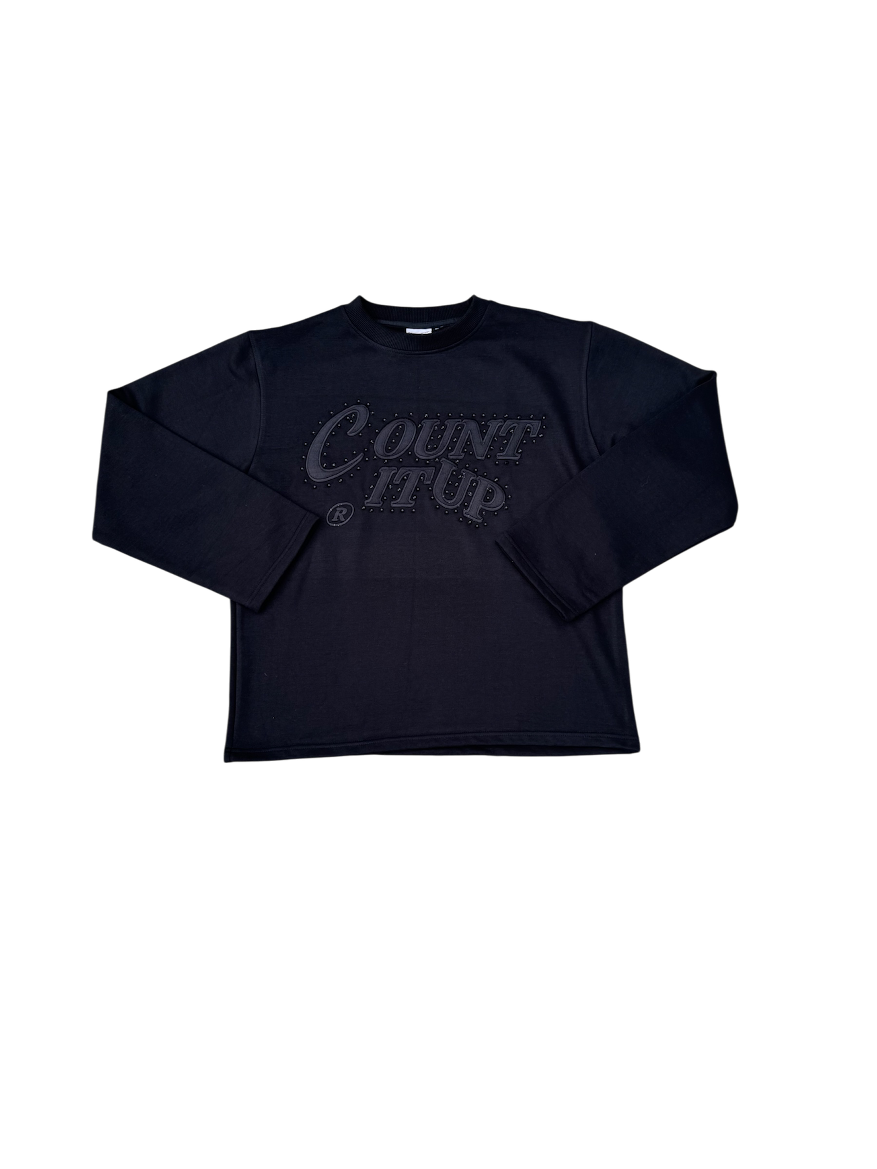 Rhine Stone Crew Neck