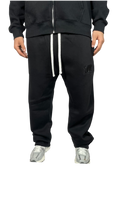 Black Count It Up Simple Joggers