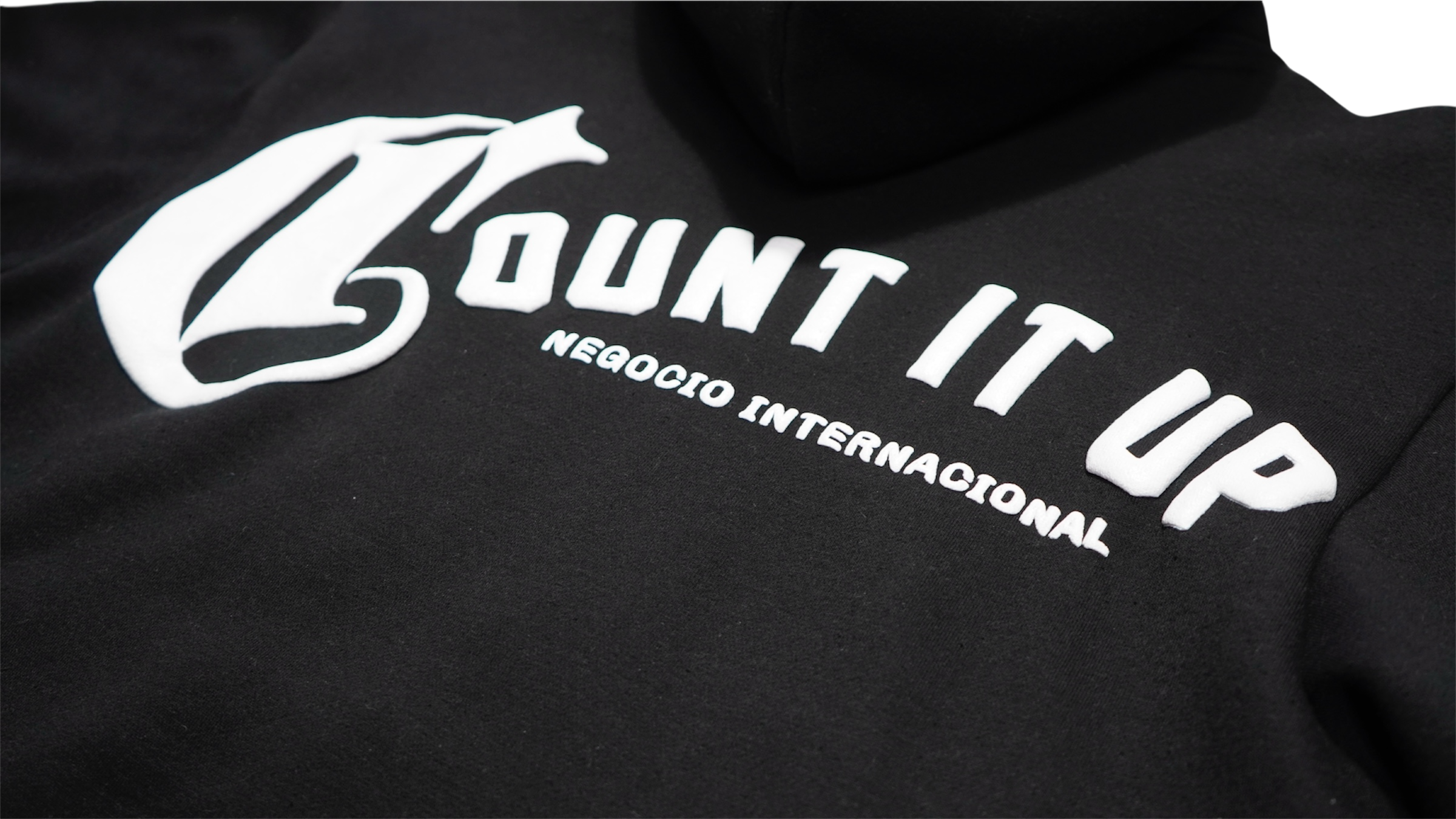 Black Count It Up Hoodie