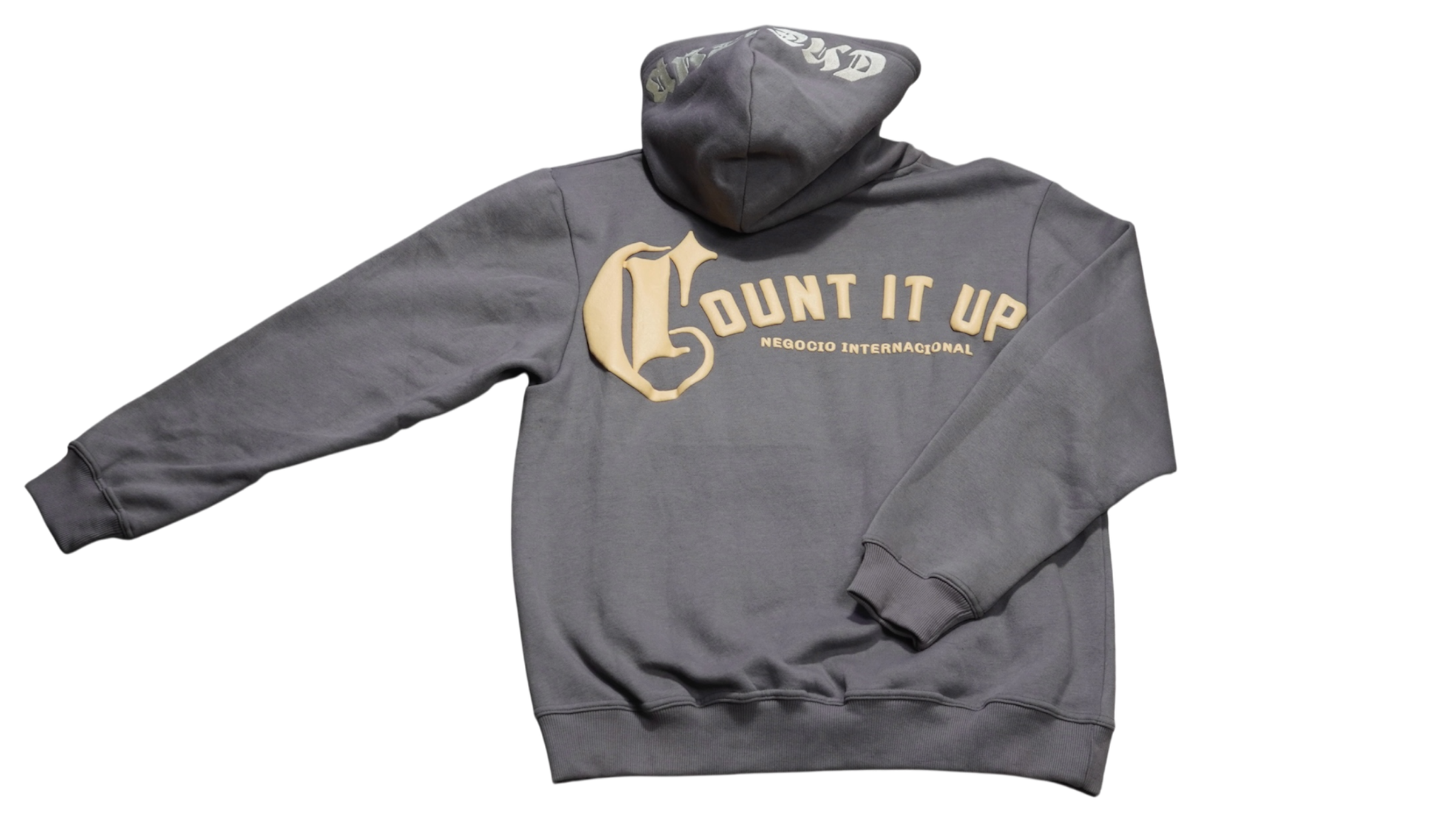 Grey Count It Up Hoodie