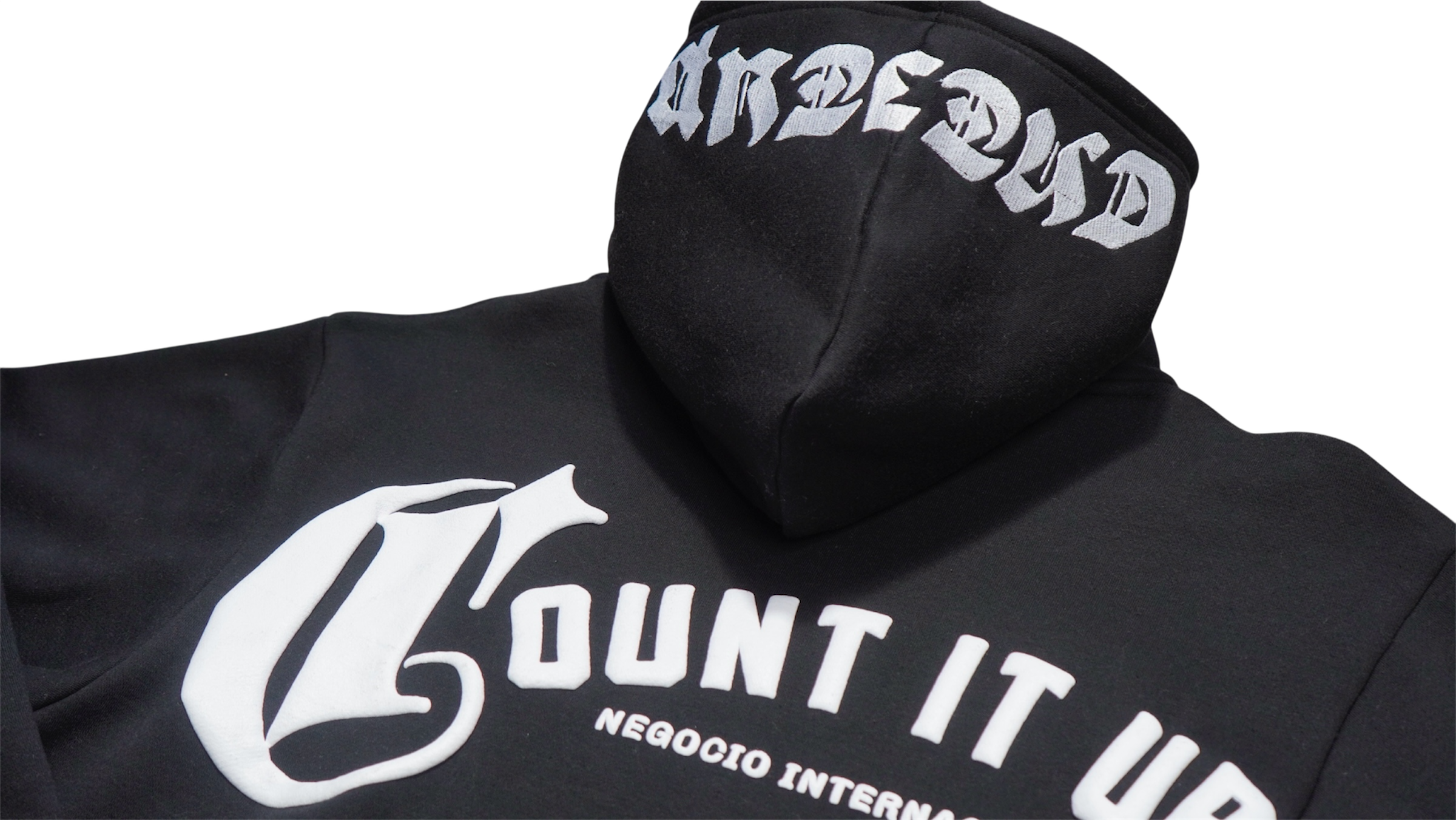 Black Count It Up Hoodie