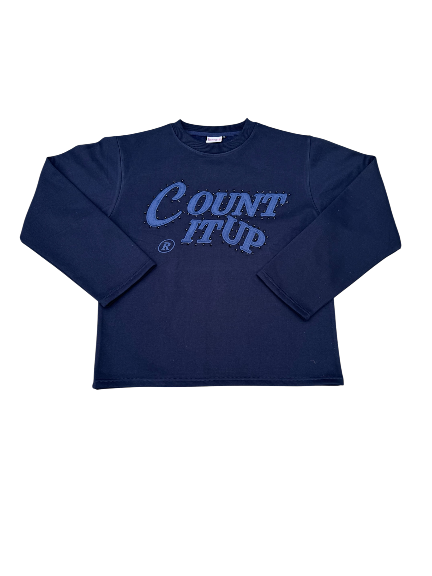 Rhine Stone Crew Neck