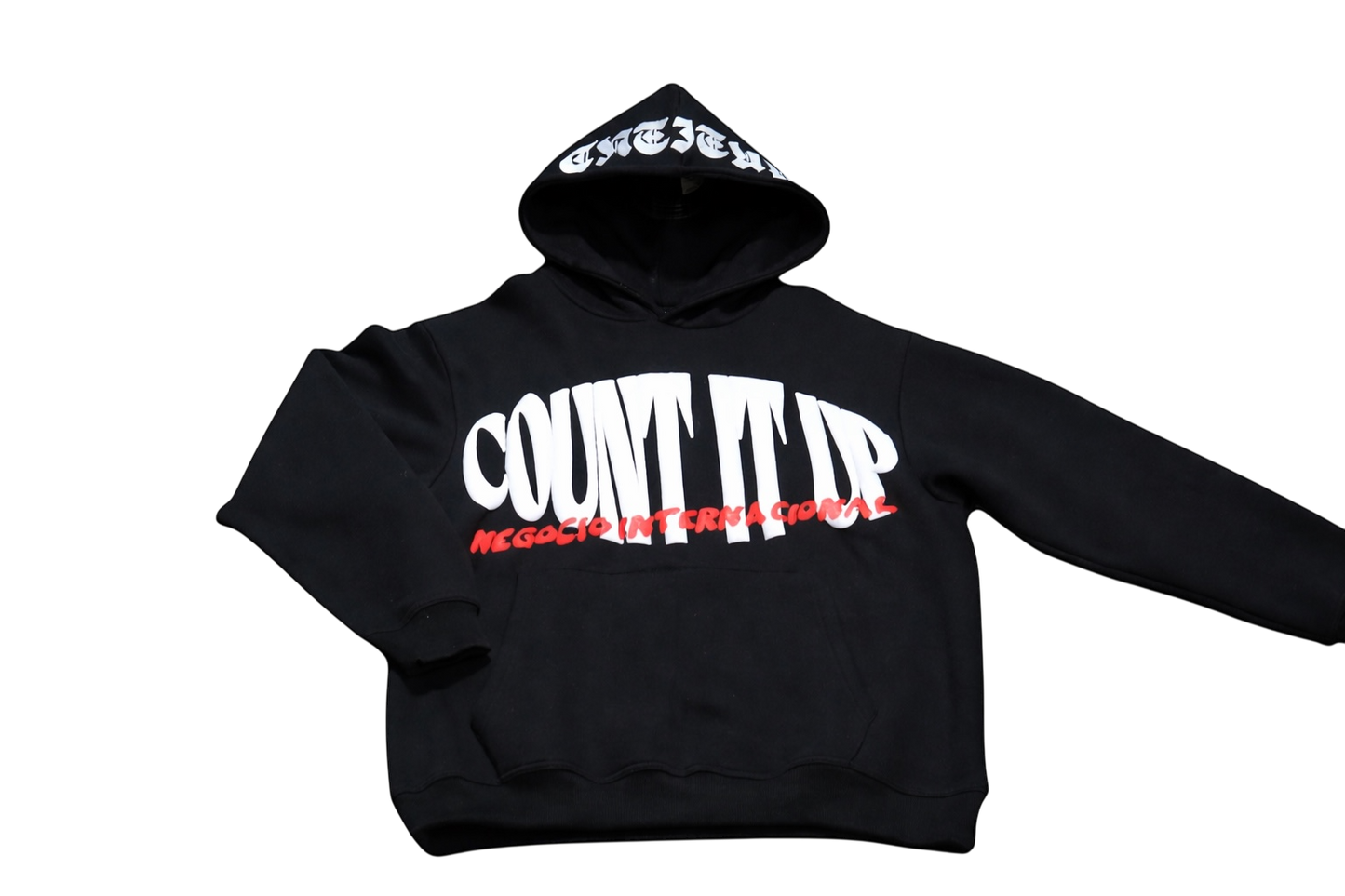 Black Count It Up Hoodie