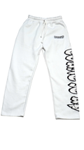 White Winter Joggers