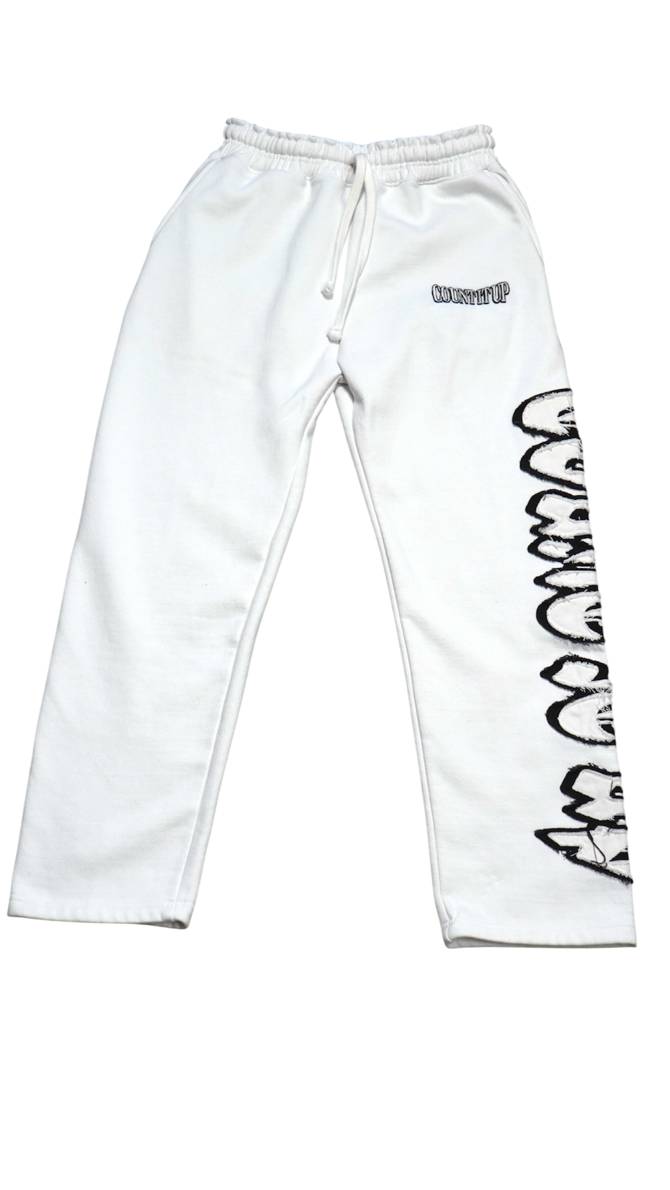 White Winter Joggers