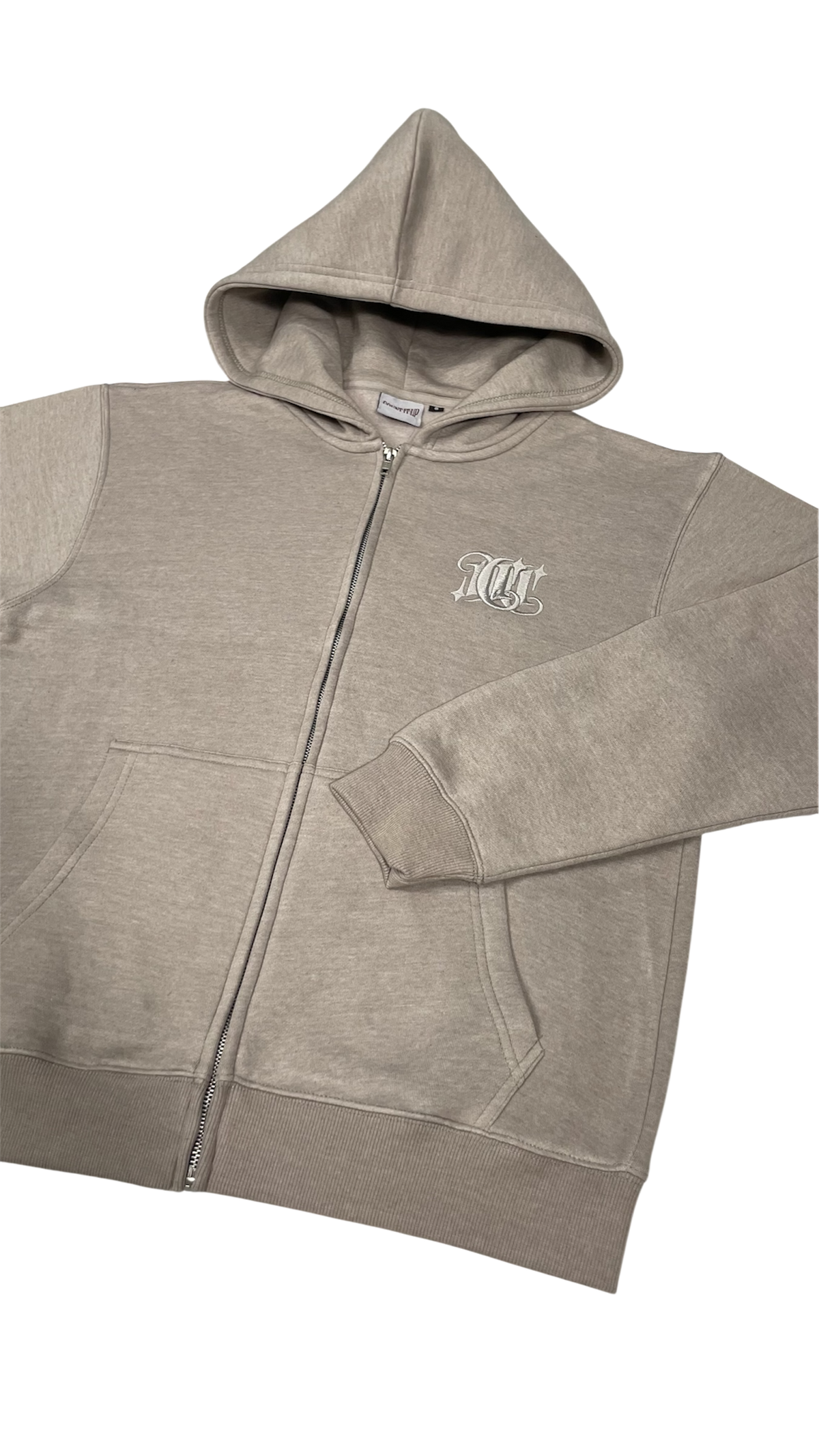 Grey Count It Up Simple Sweater