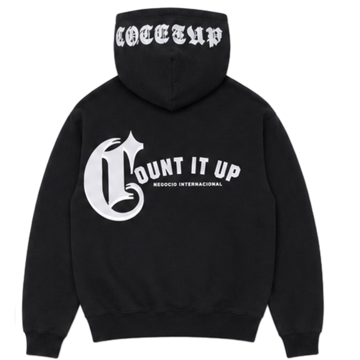 Black Count It Up Hoodie
