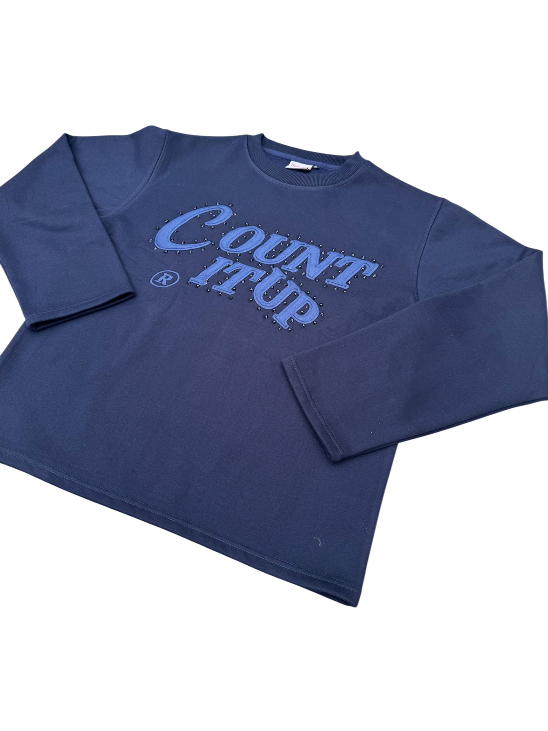 Rhine Stone Crew Neck