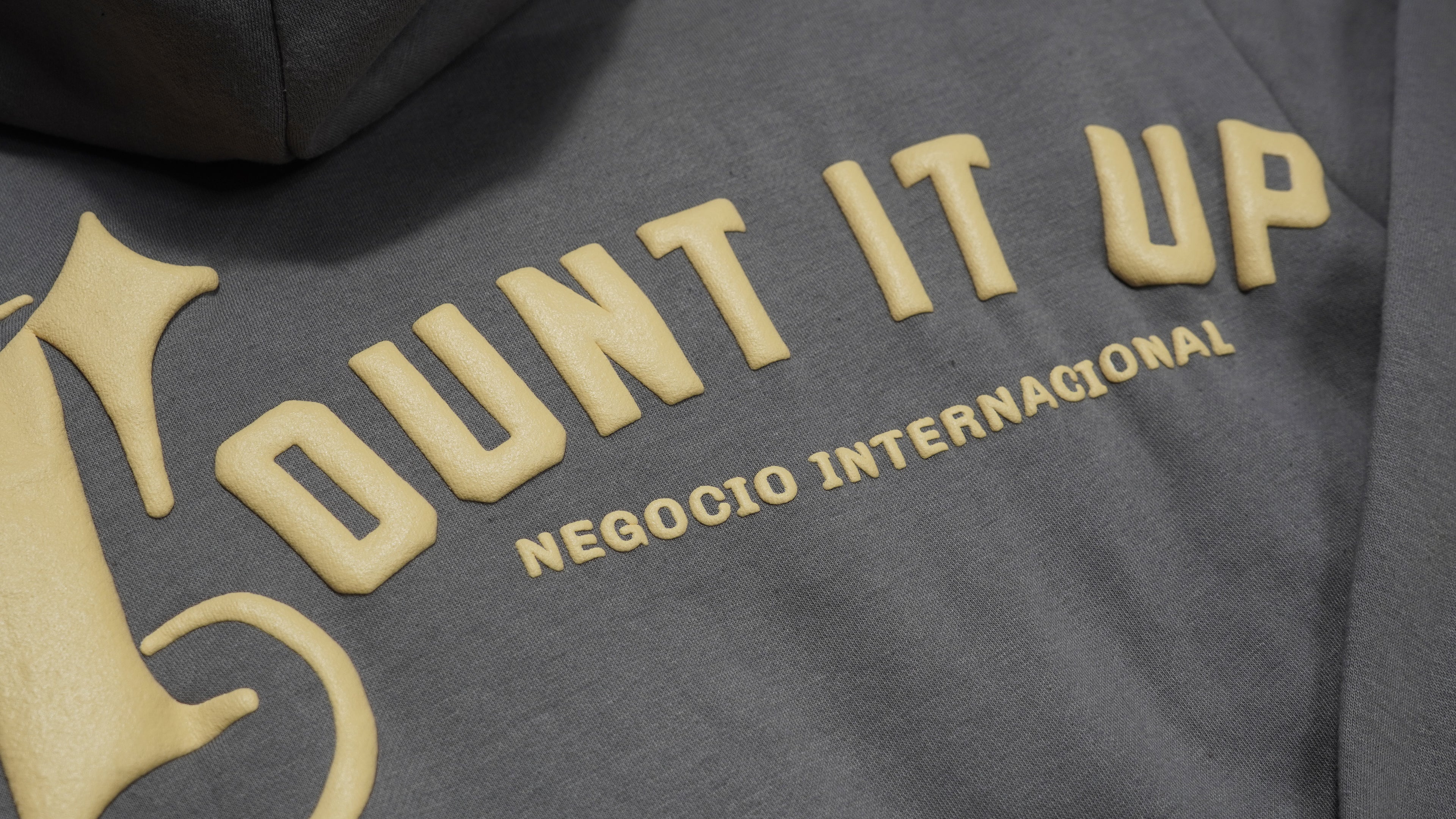 Grey Count It Up Hoodie