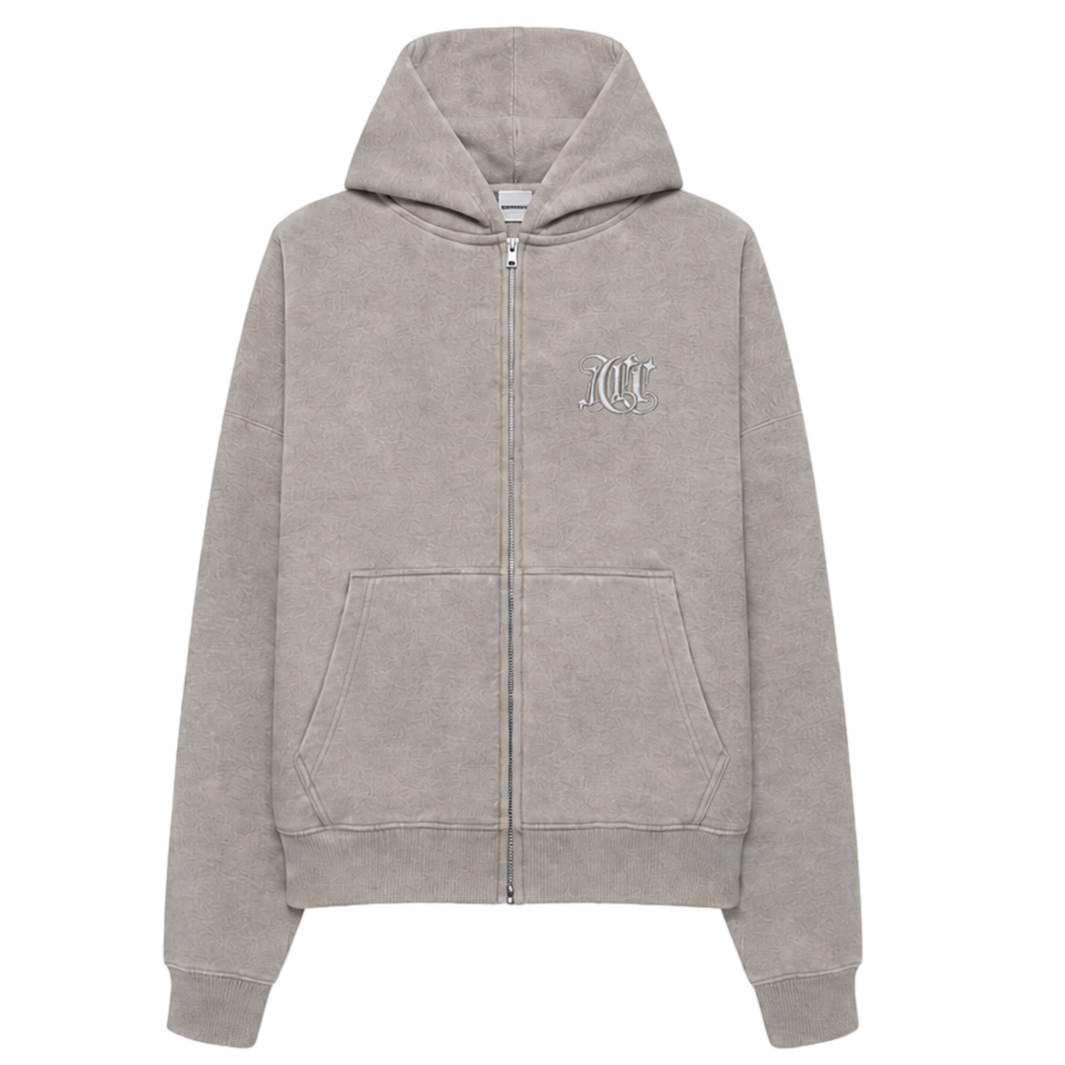 Grey Count It Up Simple Sweater