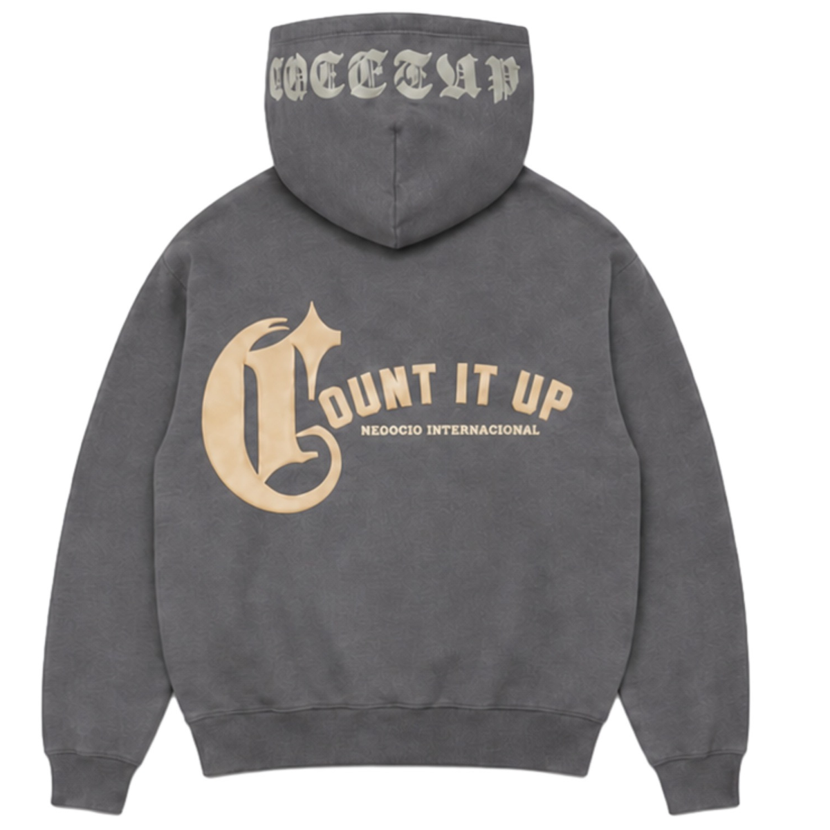 Grey Count It Up Hoodie