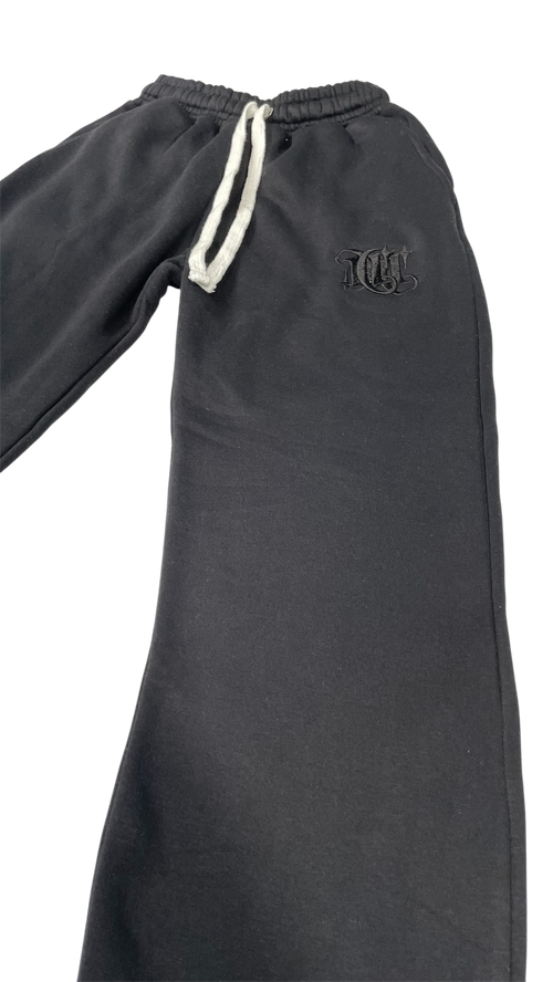 Black Count It Up Simple Joggers