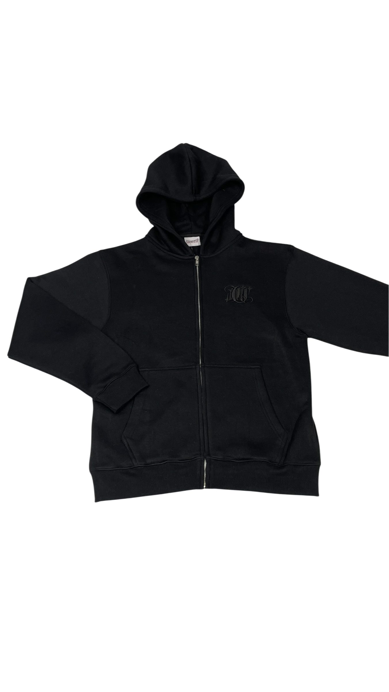 Black Count It Up Simple Sweater