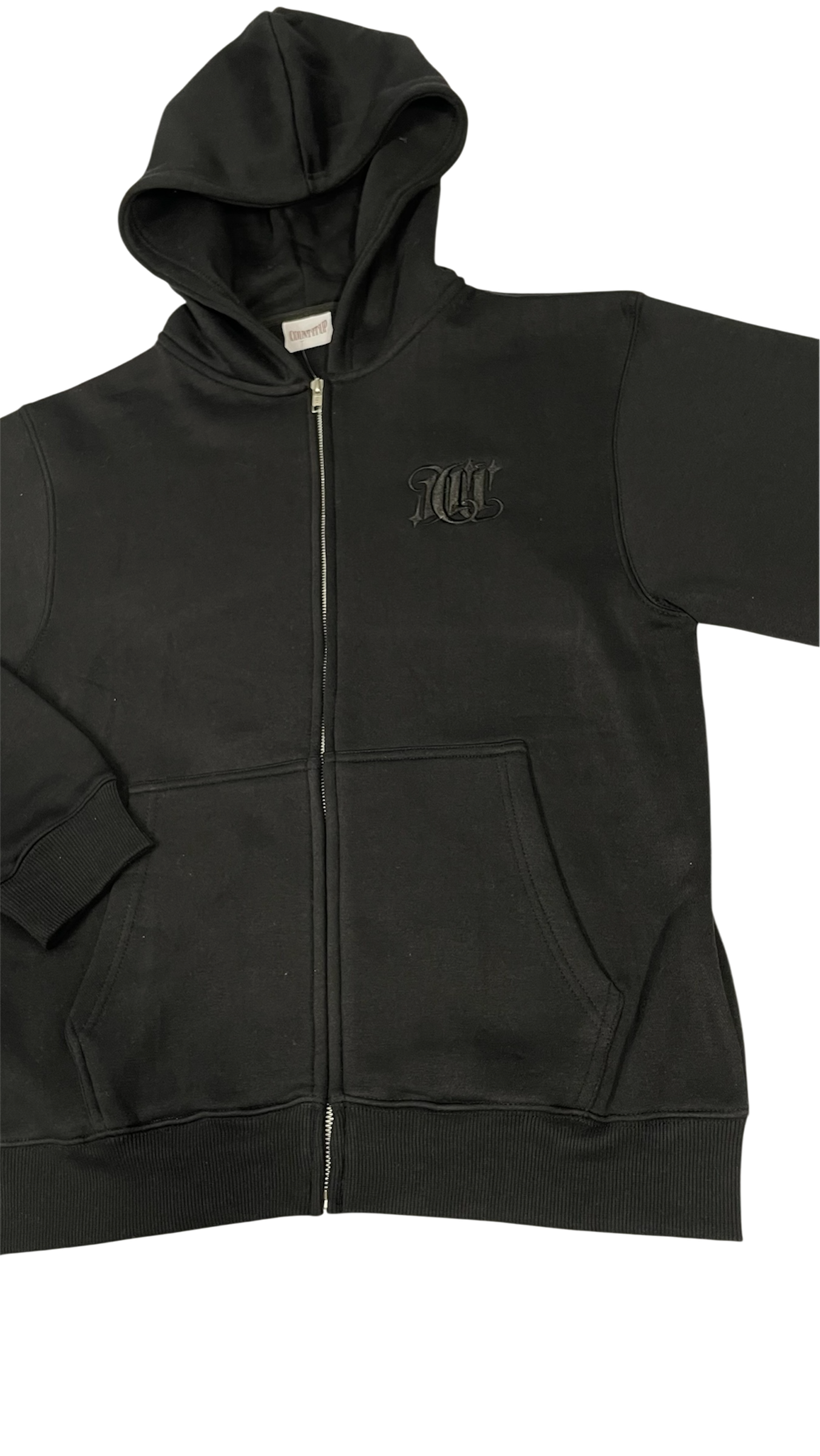 Black Count It Up Simple Sweater