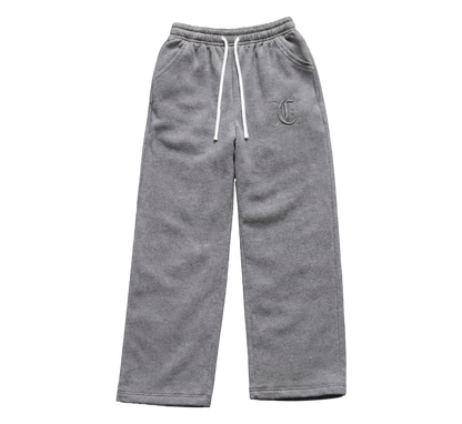Grey Count It Up Simple Joggers