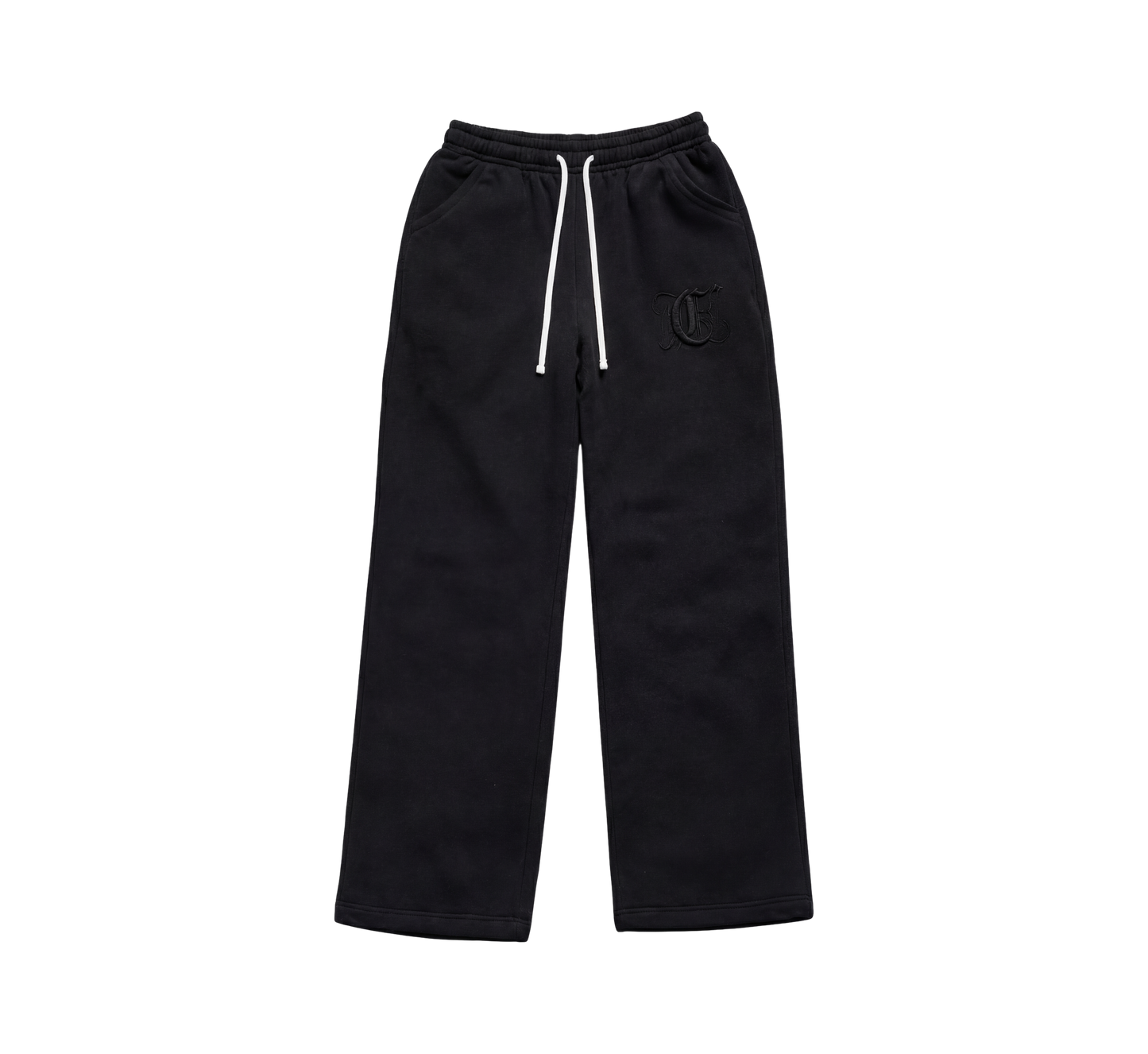 Black Count It Up Simple Joggers
