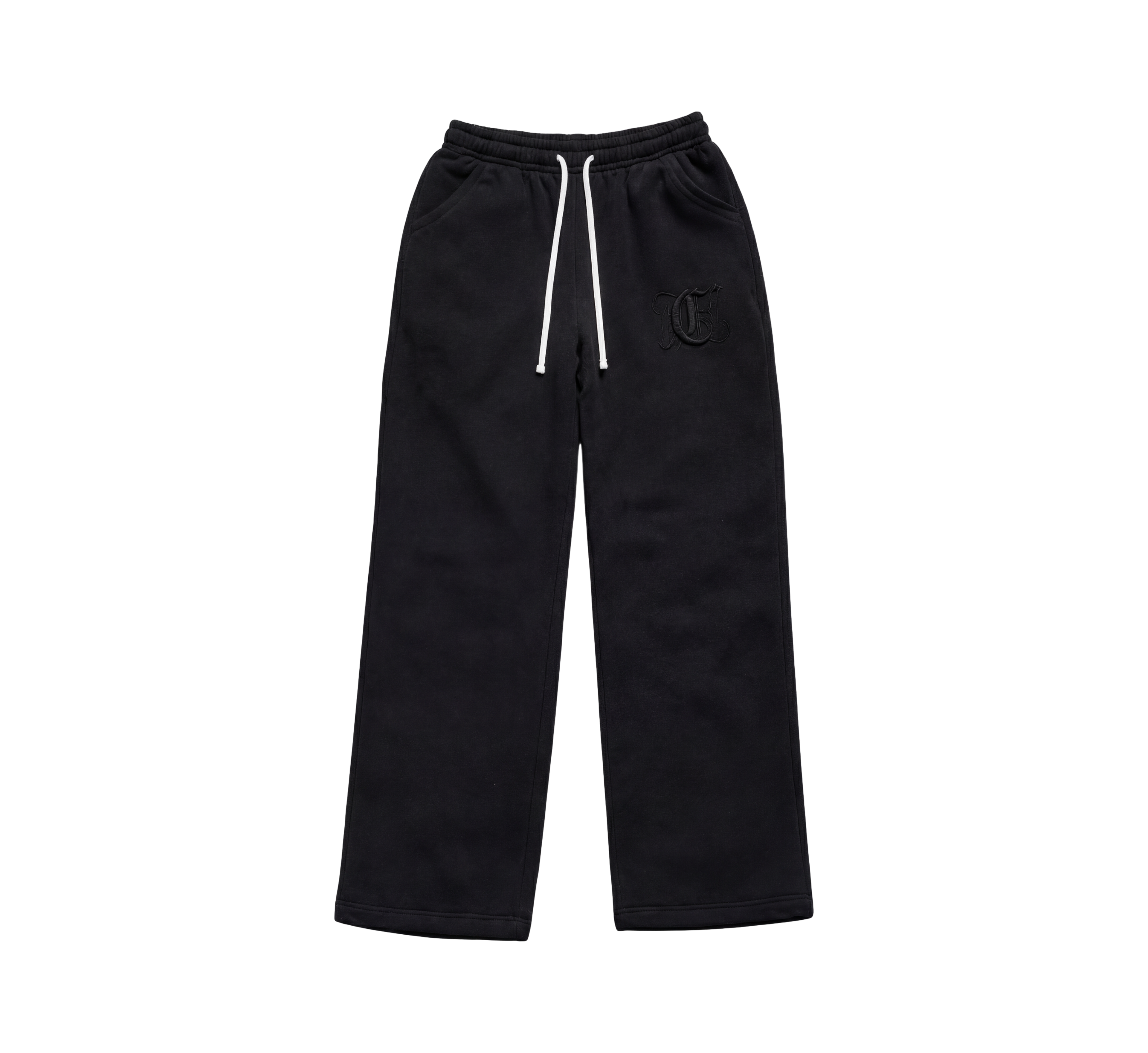 Black Count It Up Simple Joggers