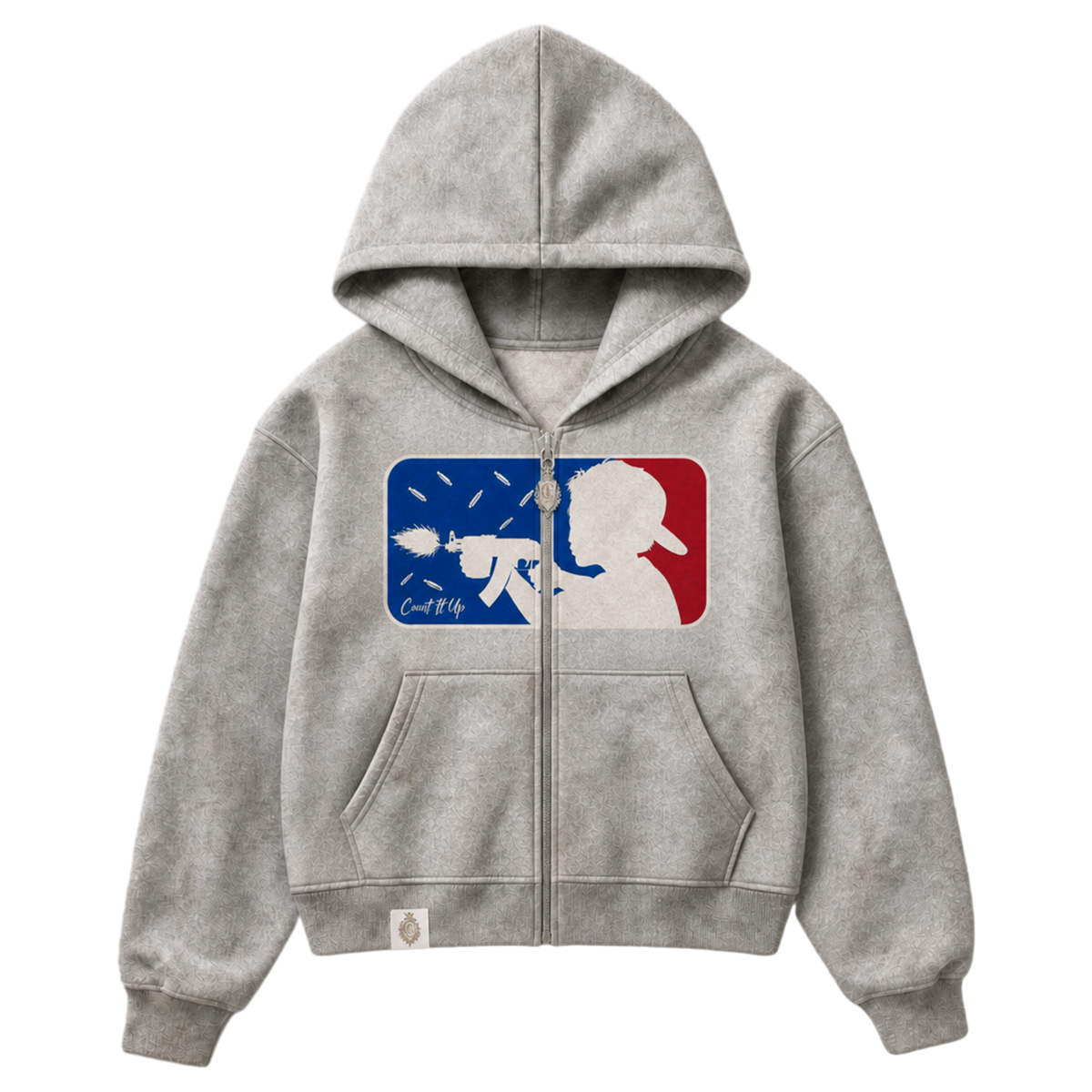 Grey Shot Sweater