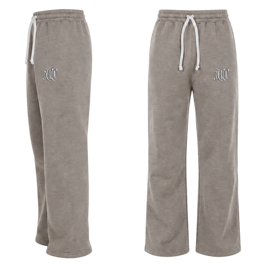 Grey Count It Up Simple Joggers